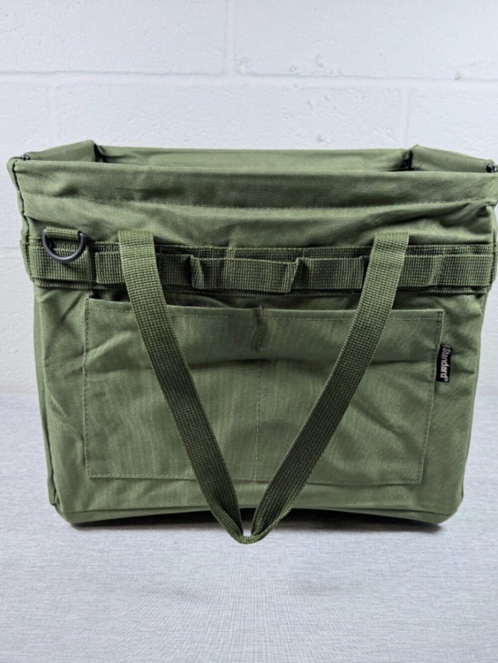 Olive Green Collapsable Tactical Storage Tote/Utility Organizer